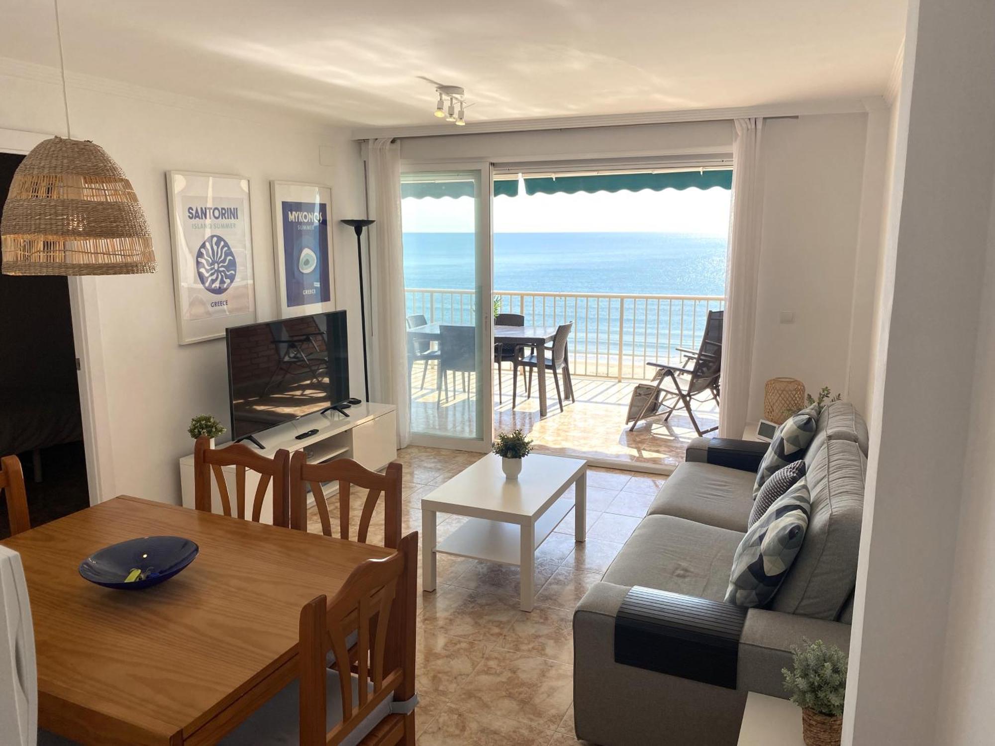 Beachfront And Renovated Apartment Cullera Esterno foto